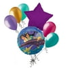 7 pc Disney Princess Jasmine & Aladdin Balloon Bouquet Party Decoration Birthday