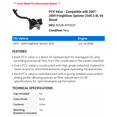thumbnail image 2 of PCV Valve - Compatible with 2007 - 2009 Freightliner Sprinter 2500 3.0L V6 Diesel 2008, 2 of 2