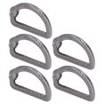 thumbnail image 3 of 5Pcs D Rings Zinc Alloy Sturdy Durable Multifunctional Wide Application Metal D Rings for Bag Backpack BeltGray, 3 of 14