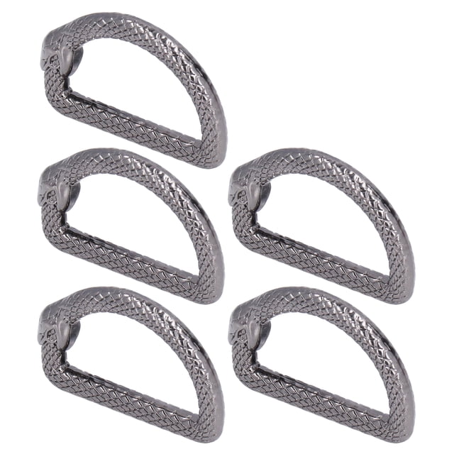 Anillos en D pequeños, 5 piezas Anillos en D Anillos en D de zinc Anillos en D con hebilla Probados y confiables