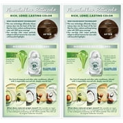 Garnier Nutrisse Nourishing Permanent Hair Color Cream, 50 Medium Natural Brown (Truffle) (2 Count) Brown Hair Dye