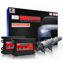 HID-Warehouse AC 55W HID Kit Xenon Light Headlight H4 Bi-Xenon 6000K - Light Blue