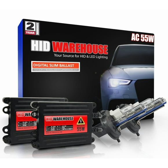 HID-Warehouse AC 55W H4 HID Kit au Xénon - 4300K 5000K 6000K 8000K 10000K