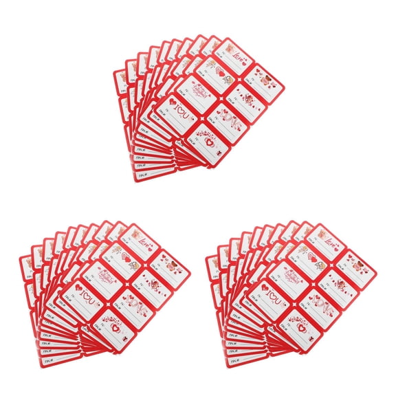30 Sheets  Valentine's Day Blank Framed Stickers To and From Labels Name Stickers for Party Favors, Envelope Seals Present Box Wrapping