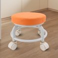 thumbnail image 1 of Low Rolling Stool, Low Noise Short Rolling Stool Ergonomic with Wheels for Office Home, 1 of 7