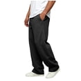 thumbnail image 5 of Qiyinn Man Fashion Casual Comfy Solid Color Loose Summer Drawstring Pockets Pants, 5 of 5