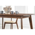thumbnail image 6 of Retro Chestnut Dining Table - 47" Wood Dining Table with Angled Legs, Kitchen/Dining Room, Warm Chestnut Finish, Mid-Century Modern Style, 6 of 7