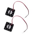 thumbnail image 1 of 2 ventiladores de refrigeración para CPU de 2 pines, 12 V CC, 0,1 A, para carcasa de PC, 40 mm x 40 mm x 10 mm, 1 of 8