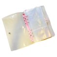 thumbnail image 1 of Libro de Almacenamiento Transparente, Bolsa Organizadora, Soporte de Recogida, álbum de Embalaje, Estuche de Exposición, Organizador de 3 cuadrículas 90 hojas Yinane Organizador de pendientes de joyería, 1 of 7