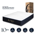 thumbnail image 1 of Colchón King Size EBDreams Zenze Firme Blanco 5 tecnologías Memory Foam Fresh Gel Hecho en México, 1 of 6