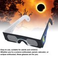 thumbnail image 4 of Gafas De Visualización De Eclipse, Material De Papel De Filtro Anteojos De Eclipse Solar 10 Piezas Para Observación De Manchas Solares, 4 of 7