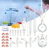 SKYSHALO 1000ml 3.3 Boro Lab Glassware Distillation Kit 29 pcs Glassware Equipment
