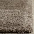 thumbnail image 4 of SAFAVIEH Indie Balfour Solid Shag Area Rug, Mushroom, 4' x 4' Square, 4 of 6