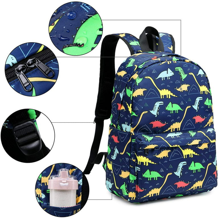 Boys Backpack and Lunch Box Set, Blue Dinosaur, Gives Back to