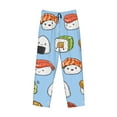 thumbnail image 4 of Easygdp Kawaii Sushi Men's Pajama Pant, Sleep Elastic Waistband Lounge Pants - X-Large, 4 of 9