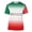 Army Green, variant on Mexico 2026 Soccer Cup Fan Jersey for Men, Crewneck Short Sleeve T-Shirt with Shield & Text Graphic, Lightweight Breathable Athletic Top, 1 PC Blue 20