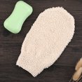 thumbnail image 6 of BELUPAI 1Pcs Bamboo Fiber Bath Mitten Gloves For Shower Exfoliating Face Body Cleansing Tool, 6 of 16