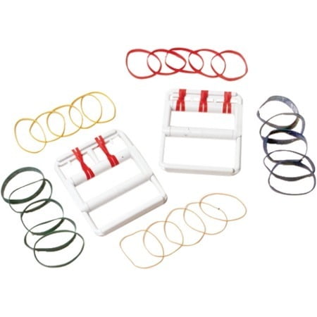 CanDo Rubber-band Hand Exerciser With 25 Bands for sale online 