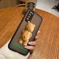 thumbnail image 3 of Funda mate para Huawei NOVA Y70 10 9 8SE 8 7SE 7I 7 6 5I 4 3I 4G 5G Funda Coque Capa Shell cubierta travieso t-oso de peluche pareja, 3 of 5