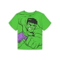 thumbnail image 6 of Marvel Avengers Toddler Boys' Short Sleeve T-Shirt 4-Pack Avengers White Blue, 6 of 6