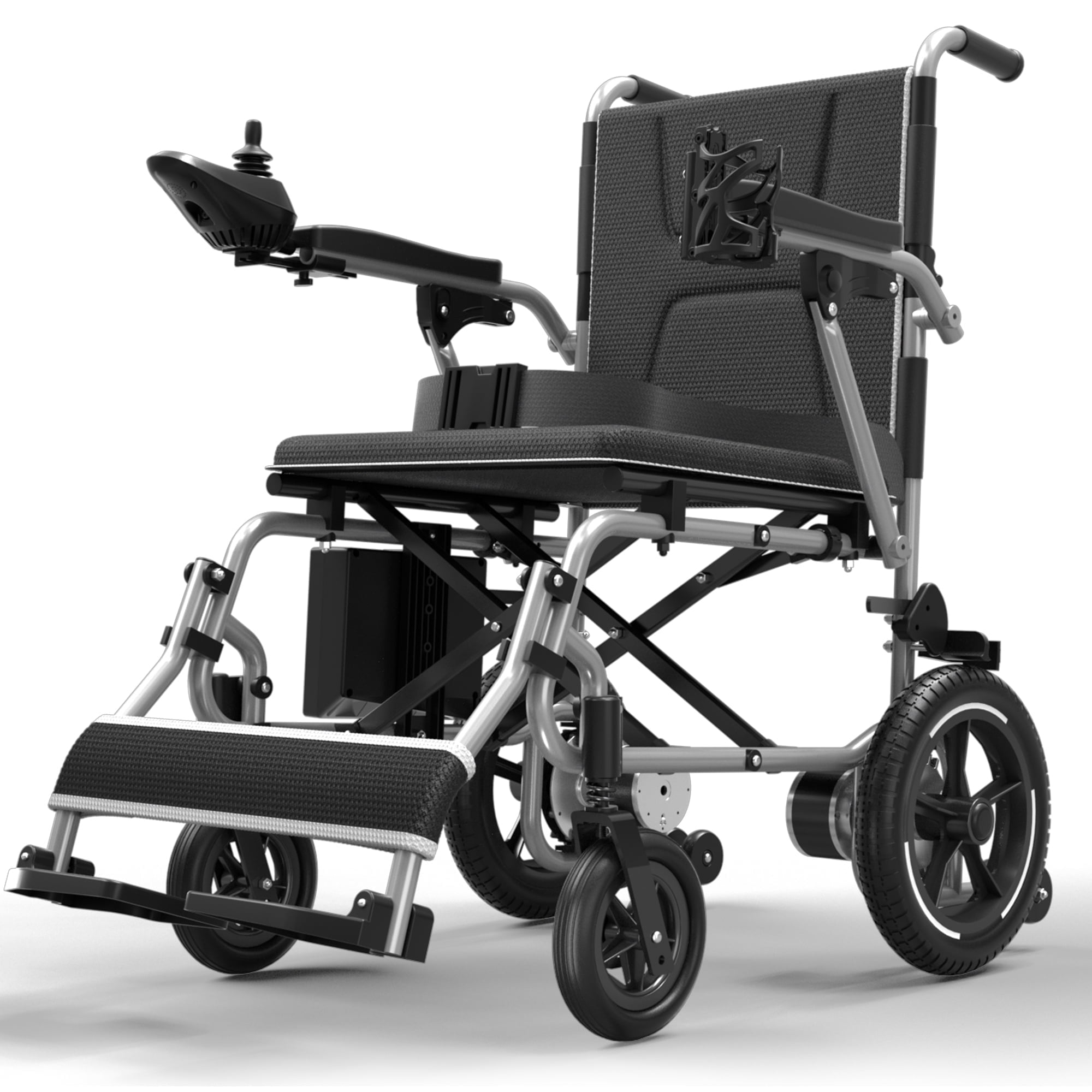 VERPAL Lightweight Foldable Electric Wheelchair, 15 Miles Range