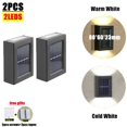 thumbnail image 1 of Lámpara Solar de pared para exteriores, luces Led cálidas, resistente al agua IP65, iluminación luminosa de arriba y abajo para jardín, balcón y patio, decoración exterior, 1 of 4