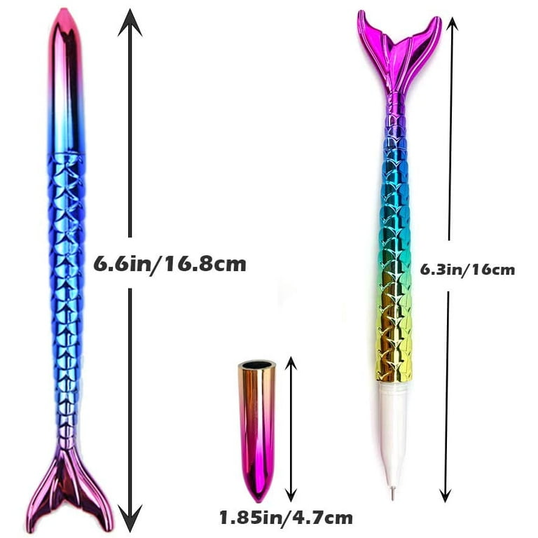 Wholesale Mermaid Tail Glitter Ballpoint Pen Fashionable Novel Office Gift  And School Supply For Students From Esw_house, $0.75