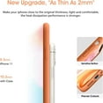 thumbnail image 5 of Liquid Silicone Case for iPhone 11 (6.1''), [Scratch-Resistant, Anti-Fingerprint, Shockproof] Protective Slim Fit Phone Case, 4-Layer Cover with Microfiber Lining, Silky-Soft Touch, Orange, 5 of 14