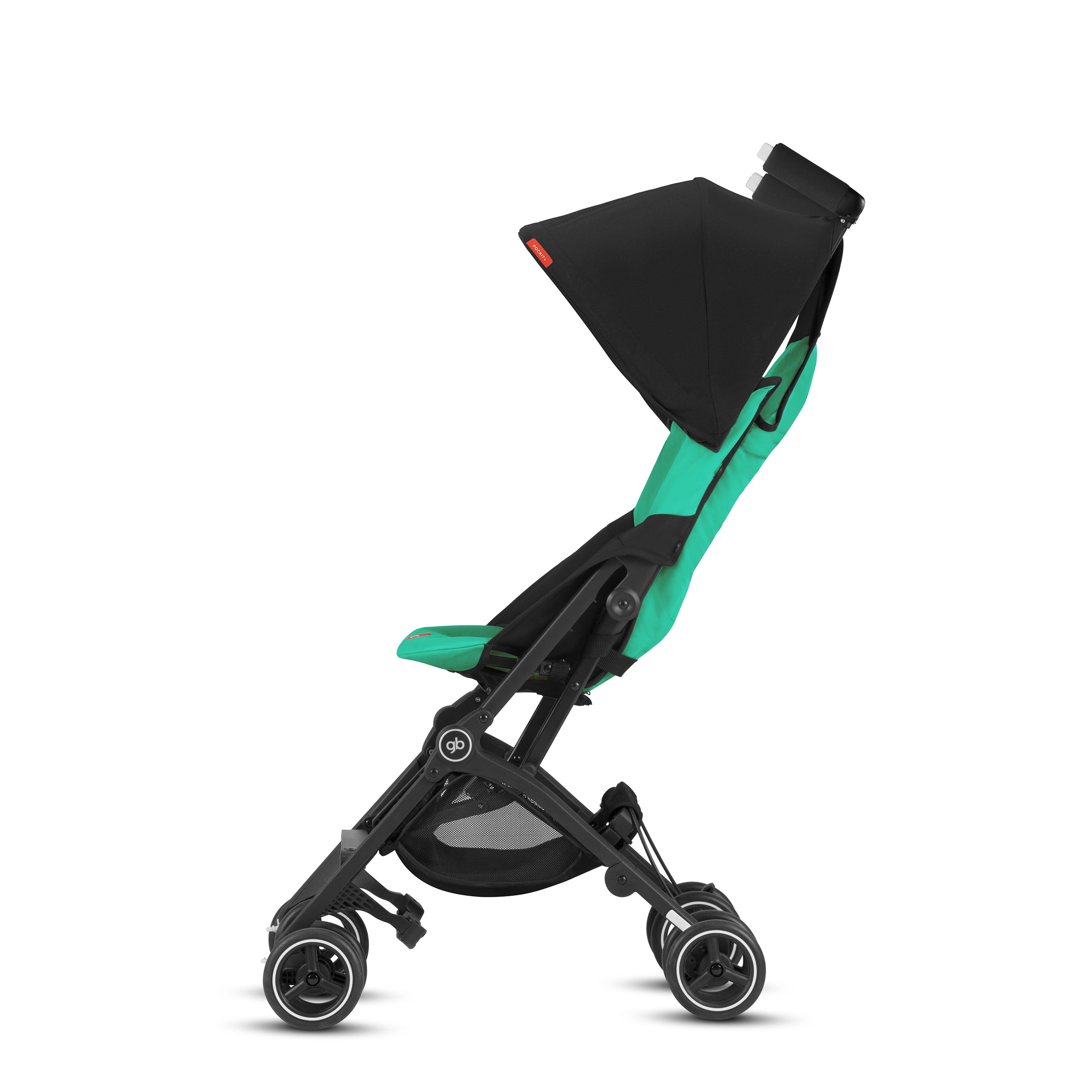 gb pockit stroller satin black