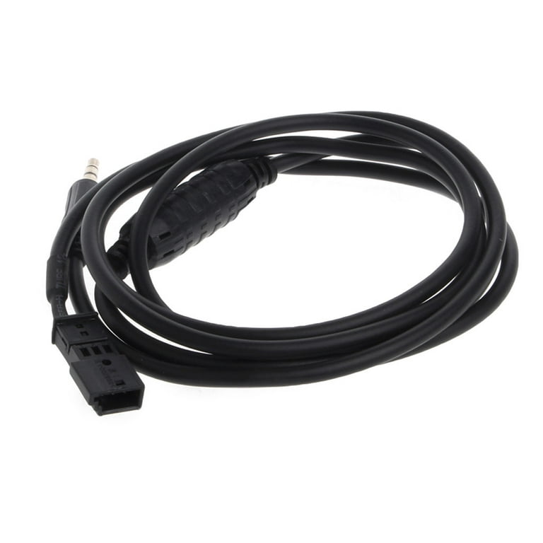 3 Pin 3.5mm Jack AUX Adapter Radio Interface Cable For BMW BM54