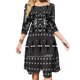 thumbnail image 1 of Vestido de verano elegante con escote cuadrado de Wakinyan Agli para mujer, 1 of 6