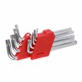 thumbnail image 4 of Juego de 9 herramientas de llave hexagonal con llave de estrella CRV de brazo largo de metal para reparación de mantenimiento, 9 piezas, 4 of 15