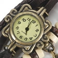 thumbnail image 4 of Reloj de Cuarzo Jadeshay pulsera de PU tejido trenzado Reloj redondo, 4 of 8