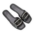 thumbnail image 4 of XY London Womens Annie Sparkle Diamante Flat Sliders, 4 of 4