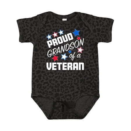 

Inktastic Proud Grandson of a Veteran- Veterans Day Gift Baby Boy Bodysuit