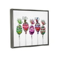 thumbnail image 4 of Stupell Industries Modern Lollipop Candy Food & Beverage Painting Gray Floater Framed Art Print Wall Art, 21 x 17, 4 of 10