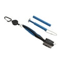 thumbnail image 4 of Bienvenido Golf Club Cleaning Kit Retractable Brush Groove Cleaner Club End Cleaner Durable Plastic Steel Golf Club Cleaner Red, 4 of 8