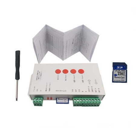 

BAMILL T1000S SD Card RGB LED Pixel Controller -W 812 W 812B LPD8806 W 811 W 801.
