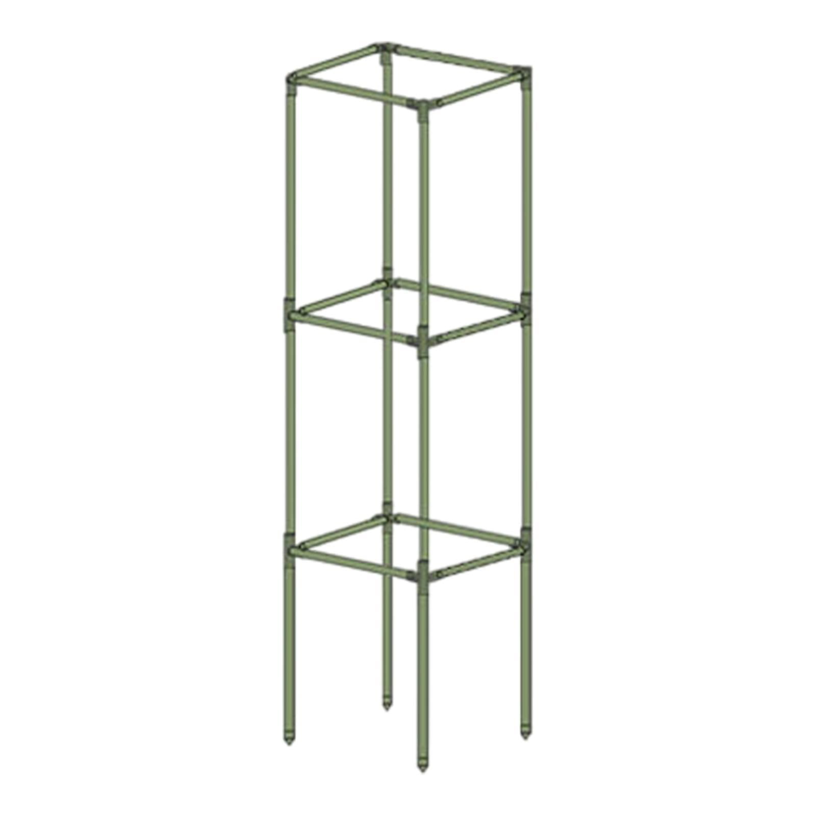 Aymzbd Square Tomato Cage Bean Sturdy Multi Functional Practical Climbing Trellis Plant