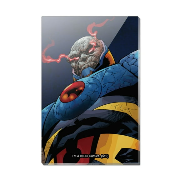 Superman Darkseid Character Rectangle Acrylic Fridge Refrigerator Magnet