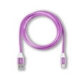 thumbnail image 3 of Merkury Innovations High Speed Charge + Sync USB-A to USB-C 6 FT.Fabric Cable Pink, 3 of 5