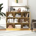 thumbnail image 5 of MAT EXPERT Toy Storage Organizer, 8-Section Display Shelf Cabinet for Organizing Books & Toys, 3-Tier Open Wooden Daycare Kids Bookshelf for Classroom, Playroom, Kindergarten (Wood, 3-Tier/ 8-Cube), 5 of 17