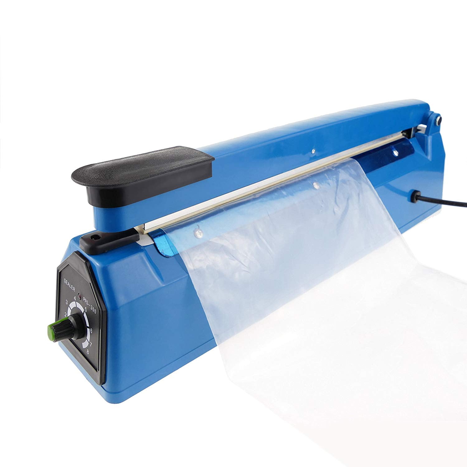 VOTOER Manual Impulse Bag Hand Heat Sealer Machine Bag Sealer Heat Sealing Closer Tool Poly Tubing Plastic Bag 2 Free Replacement Kit 8 inch 