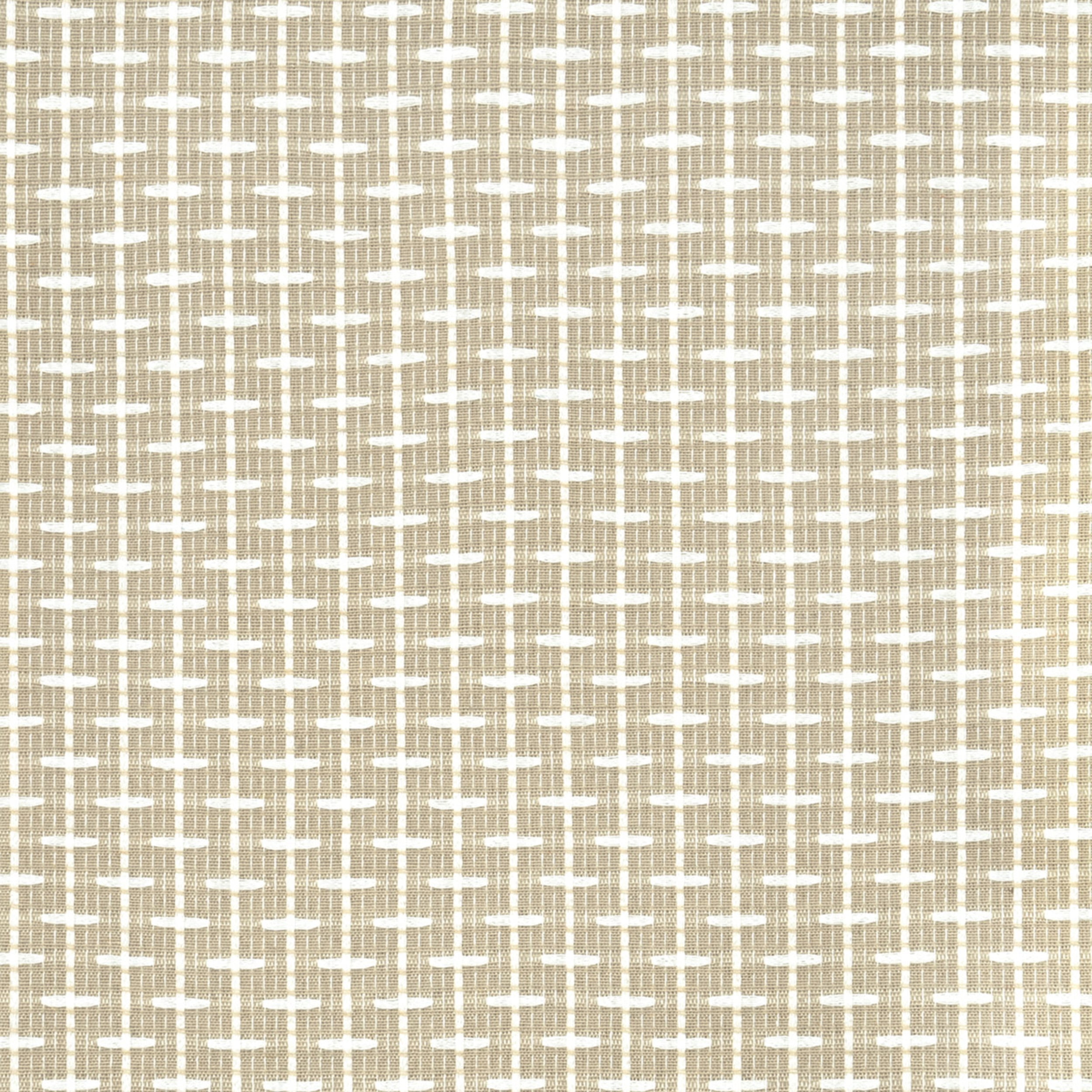 Achim Bedford Front Tab Light Filtering Curtain Panel, Tan, 42" x 84"