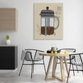 thumbnail image 3 of Stupell Industries French Press Coffee Food & Beverage Painting Gallery Wrapped Canvas Art Print Wall Art, 36 x 48, 3 of 8