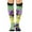 Blue, variant on 3D Printed Mid Calf Sports Socks For Women Breathable Athletic Socks With Fun Patterns For Running And Casual Wear Beige