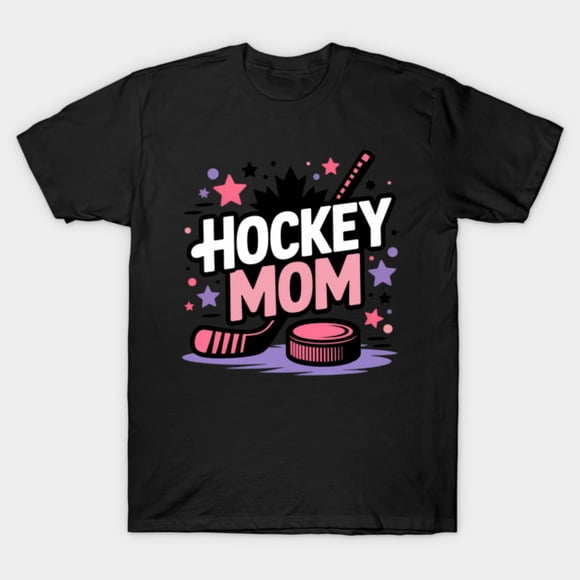 Hockey Mom Mama Cute Rink Life Game Day Sports Apparel Unisex T-Shirt ,up to size 5XL