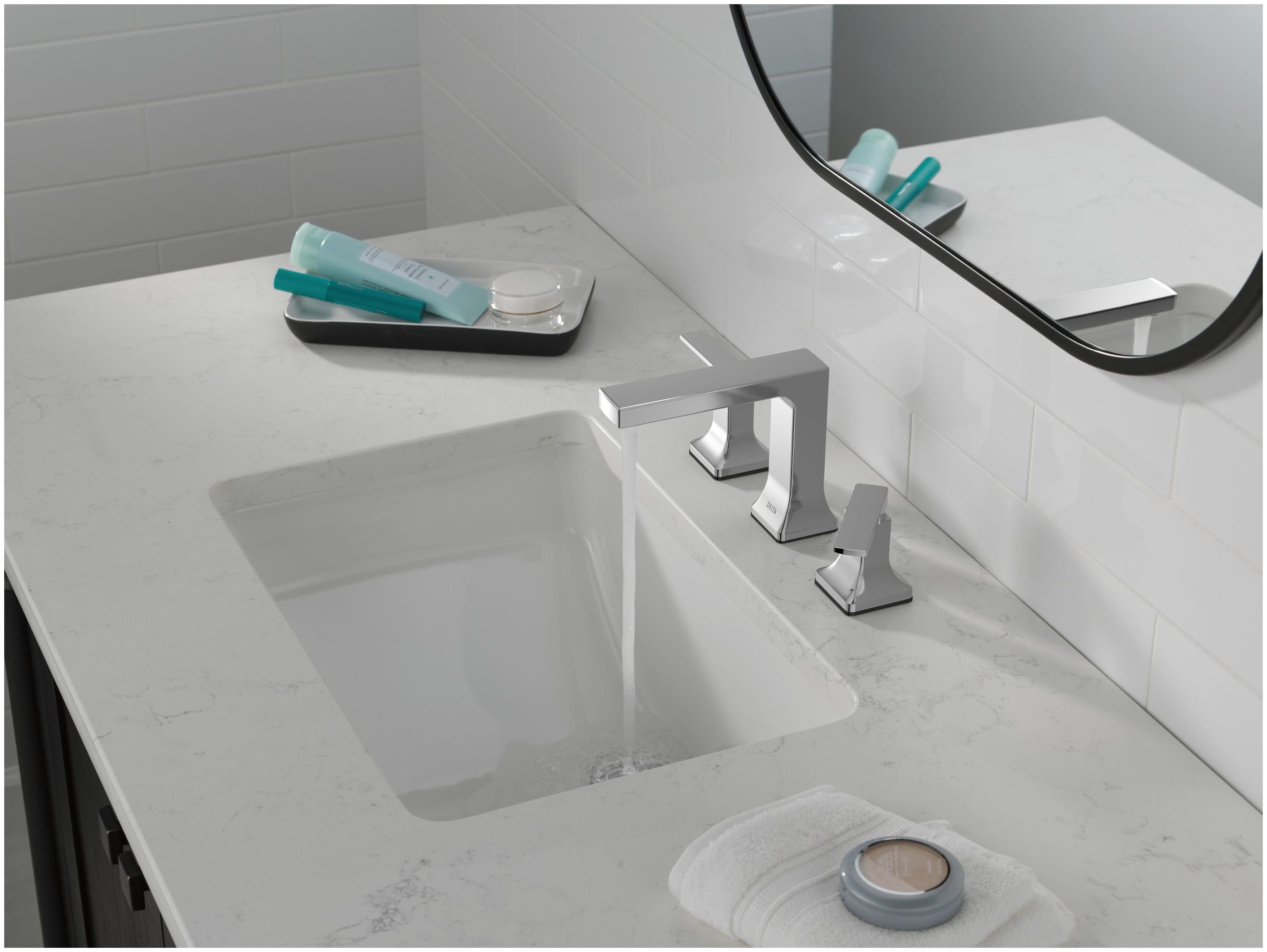Delta 3537LF-BLMPU Velum 1.2 GPM Widespread Bathroom Faucet - Black