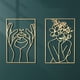 thumbnail image 4 of Decoración De Pared Dorada, Decoración De Pared De Arte De Una Sola Línea De Hierro Esculturas De Pared De Arte De Línea De Metal Dibujo Decoración De Pared Colgante Para El, 4 of 8