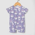 thumbnail image 4 of Kuromi And My Melody Baby Boy Girl Romper Short Sleeve Cotton Bodysuit Outfits Jumpsuit Summer One Piece Clothes, 4 of 8